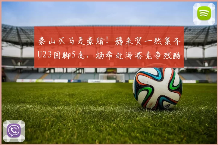 泰山买马是豪赌！薅来贺一然集齐U23国脚5虎，杨希赴海港竞争残酷
